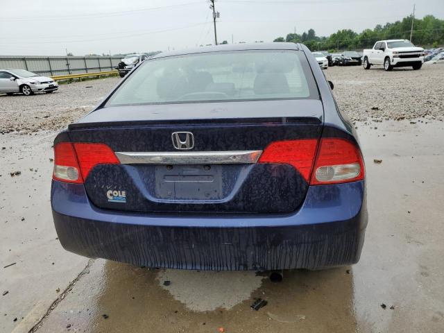 19XFA16689E019702 - 2009 HONDA CIVIC LX-S BLUE photo 6