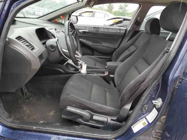 19XFA16689E019702 - 2009 HONDA CIVIC LX-S BLUE photo 7