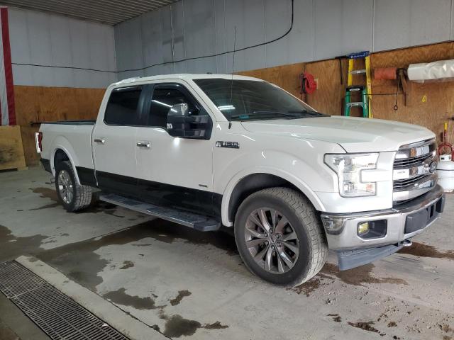 1FTFW1EG9FFD06740 - 2015 FORD F150 SUPERCREW WHITE photo 4