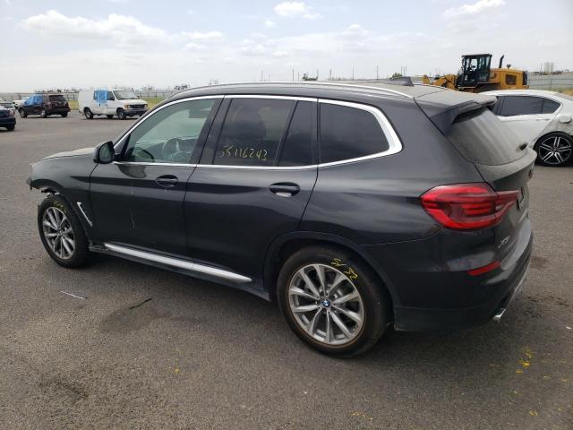 5UXTR9C5XKLR04341 - 2019 BMW X3 XDRIVE30I CHARCOAL photo 2