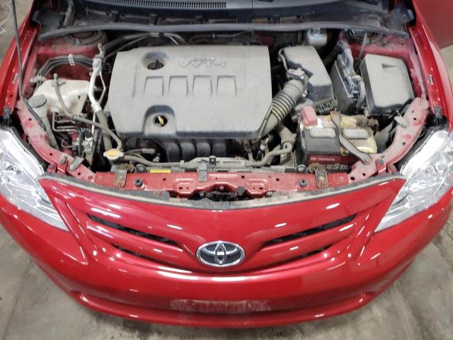 JTDBU4EEXB9162063 - 2011 TOYOTA COROLLA BASE RED photo 7