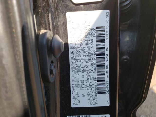 3TMJU4GNXBM114394 - 2011 TOYOTA TACOMA DOUBLE CAB PRERUNNER BLACK photo 13