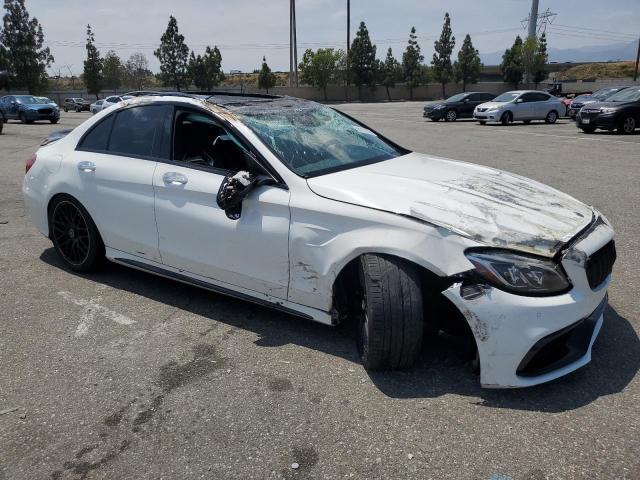 55SWF8HB6JU243326 - 2018 MERCEDES-BENZ C 63 AMG-S WHITE photo 4