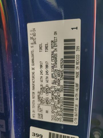 3TYLB5JN2RT012213 - 2024 TOYOTA TACOMA DOUBLE CAB BLUE photo 12