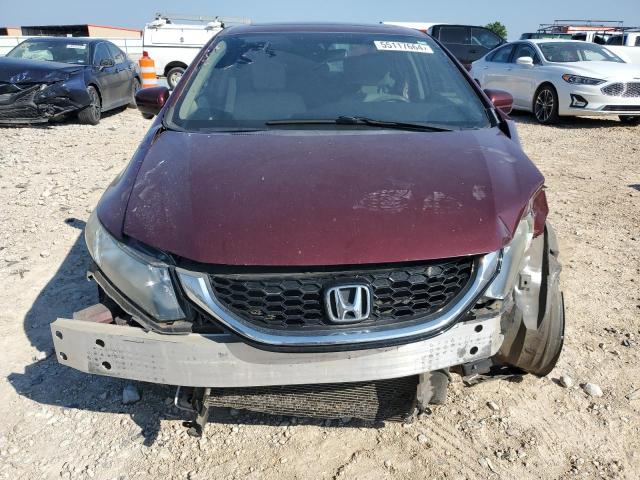 2HGFB2F81FH560578 - 2015 HONDA CIVIC EX MAROON photo 5