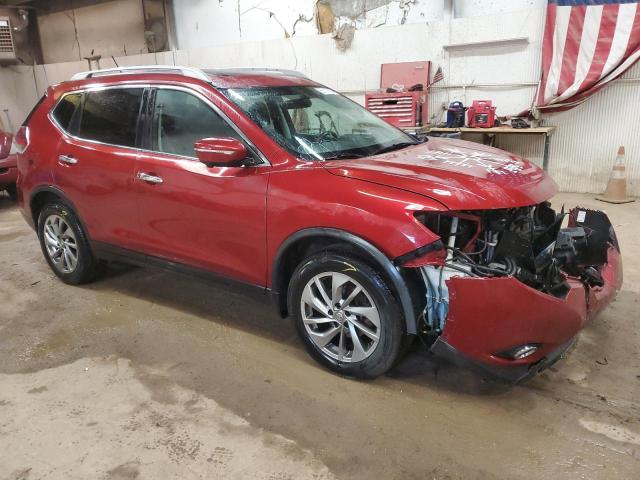 5N1AT2MVXFC884934 - 2015 NISSAN ROGUE S RED photo 4