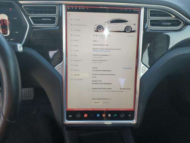 5YJSA1E1XHF177925 - 2017 TESLA MODEL S 白色 照片 9