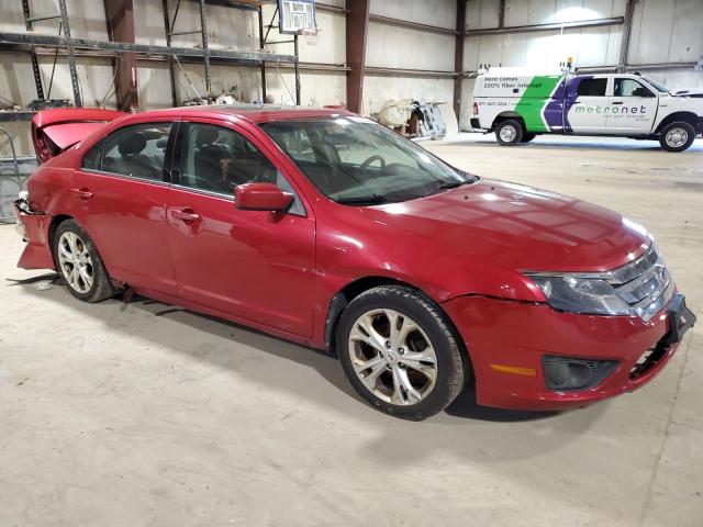 3FAHP0HA7CR259333 - 2012 FORD FUSION SE RED photo 4