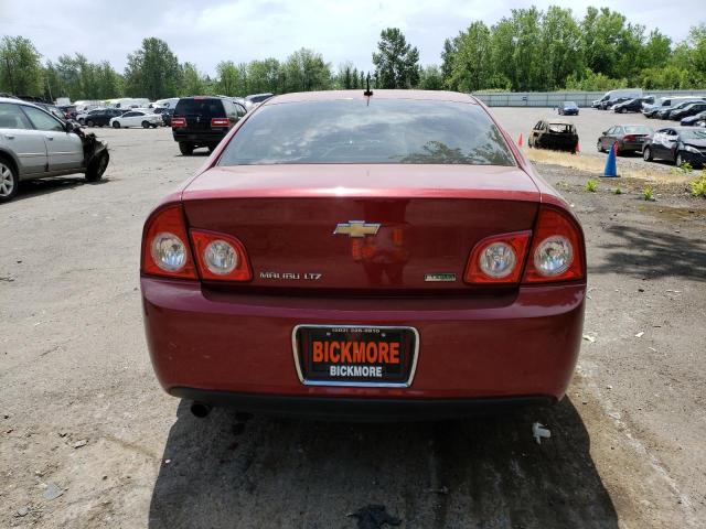 1G1ZE5EU9BF113729 - 2011 CHEVROLET MALIBU LTZ ბურგუნდია ფოტო 6