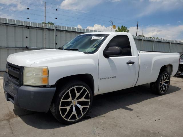 1GCEC14X37Z602777 - 2007 CHEVROLET SILVERADO C1500 CLASSIC WHITE photo 1