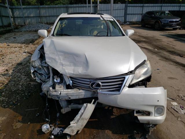 JTHBK1EG4C2510888 - 2012 LEXUS ES 350 WHITE photo 5