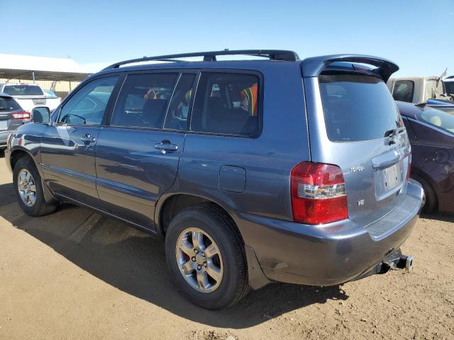 JTEGP21A270143597 - 2007 TOYOTA HIGHLANDER SPORT BLUE photo 2