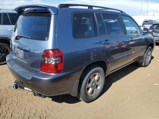 JTEGP21A270143597 - 2007 TOYOTA HIGHLANDER SPORT BLUE photo 3