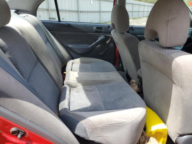 1HGES163X5L028984 - 2005 HONDA CIVIC DX VP RED photo 10
