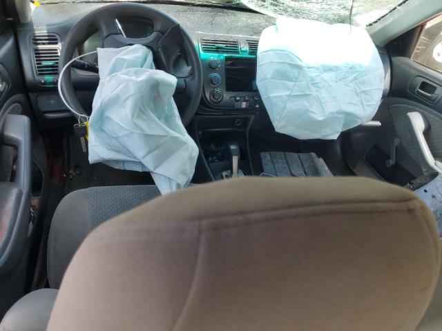 1HGES163X5L028984 - 2005 HONDA CIVIC DX VP RED photo 8