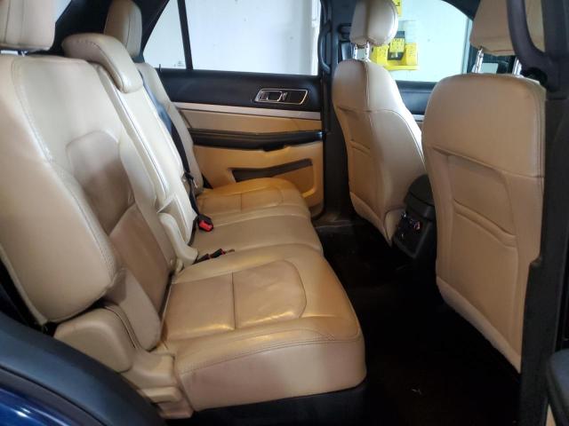 1FM5K7D85HGD11382 - 2017 FORD EXPLORER XLT BLUE photo 11