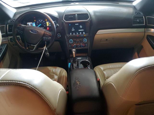 1FM5K7D85HGD11382 - 2017 FORD EXPLORER XLT BLUE photo 8