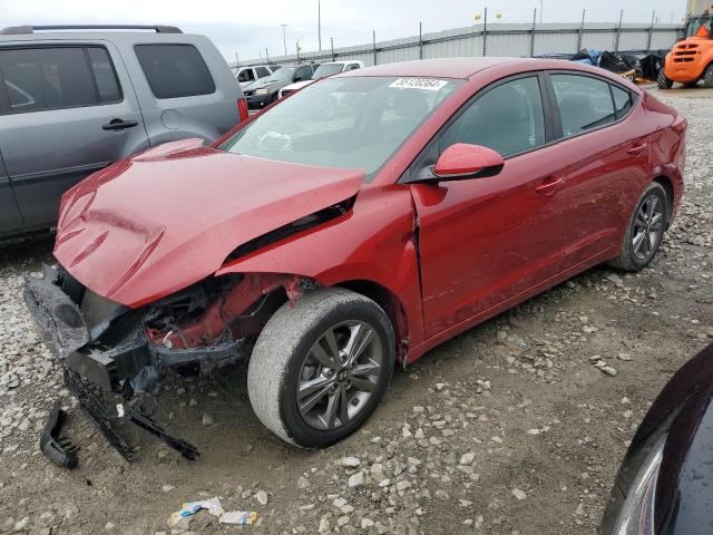 KMHD84LF4HU211932 - 2017 HYUNDAI ELANTRA SE MAROON photo 1