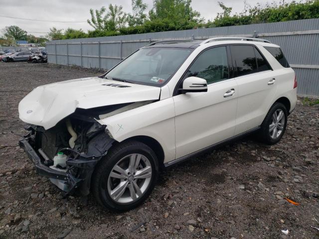 4JGDA5HB4DA259829 - 2013 MERCEDES-BENZ ML 350 4MATIC WHITE photo 1
