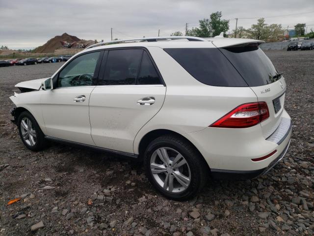 4JGDA5HB4DA259829 - 2013 MERCEDES-BENZ ML 350 4MATIC WHITE photo 2