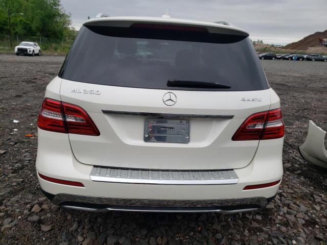 4JGDA5HB4DA259829 - 2013 MERCEDES-BENZ ML 350 4MATIC WHITE photo 6