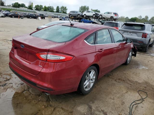 3FA6P0H73DR343727 - 2013 FORD FUSION SE RED photo 3