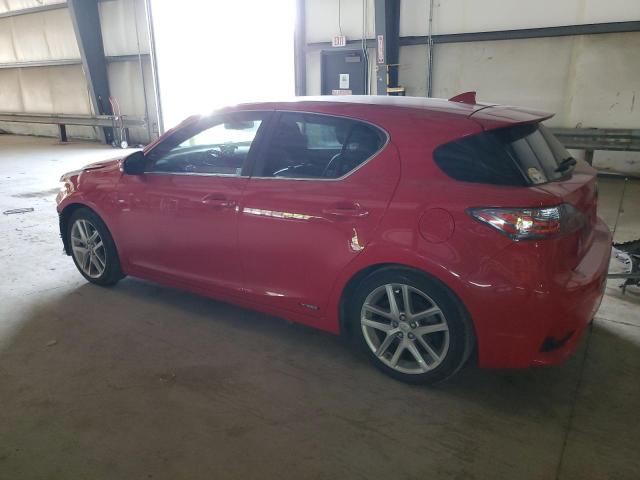 JTHKD5BH5G2263000 - 2016 LEXUS CT 200 RED photo 2