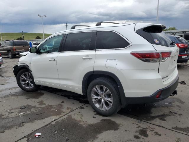 5TDJKRFH8FS216880 - 2015 TOYOTA HIGHLANDER XLE WHITE photo 2