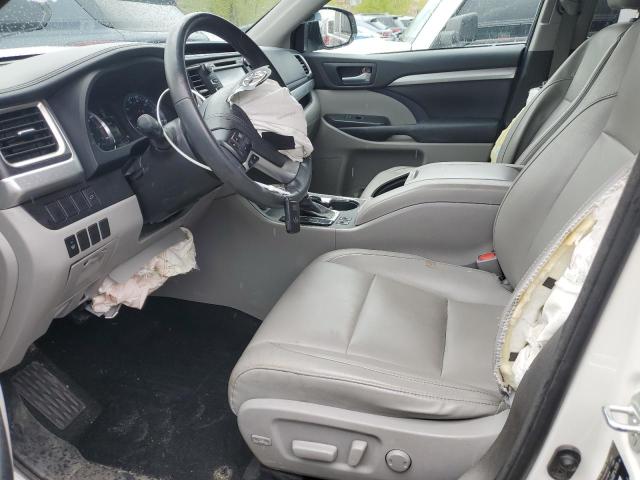 5TDJKRFH8FS216880 - 2015 TOYOTA HIGHLANDER XLE WHITE photo 7