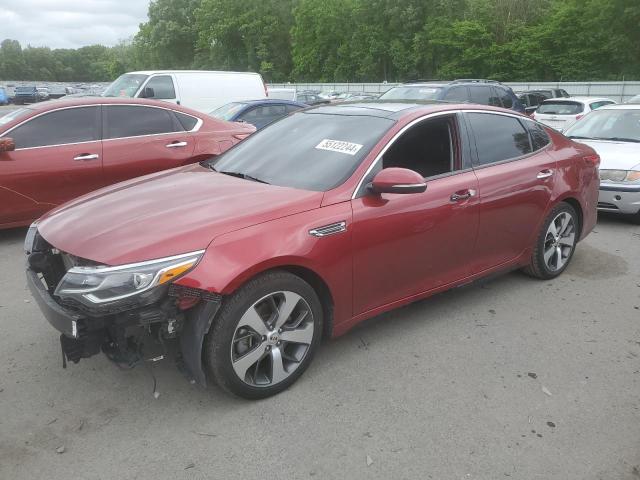 5XXGT4L33KG283207 - 2019 KIA OPTIMA LX RED photo 1