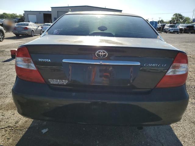 4T1BE32K62U080227 - 2002 TOYOTA CAMRY LE BLACK photo 6