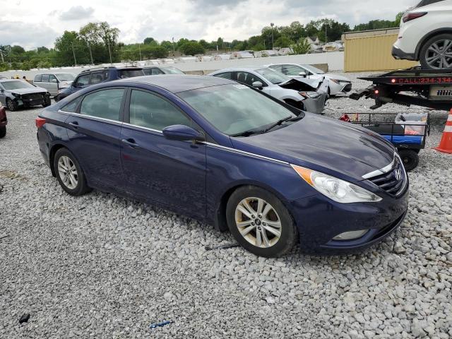 5NPEB4AC3DH615408 - 2013 HYUNDAI SONATA GLS BLUE photo 4