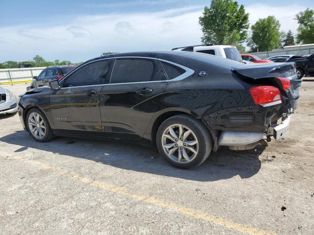 2G1105S35H9161608 - 2017 CHEVROLET IMPALA LT BLACK photo 2
