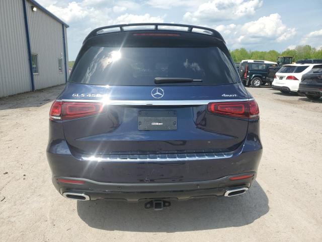 4JGFF5KE2NA663274 - 2022 MERCEDES-BENZ GLS 450 4MATIC BLUE photo 6