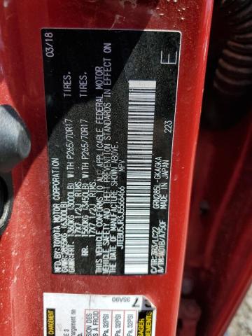 JTEBU5JR3J5566466 - 2018 TOYOTA 4RUNNER SR5/SR5 PREMIUM RED photo 14