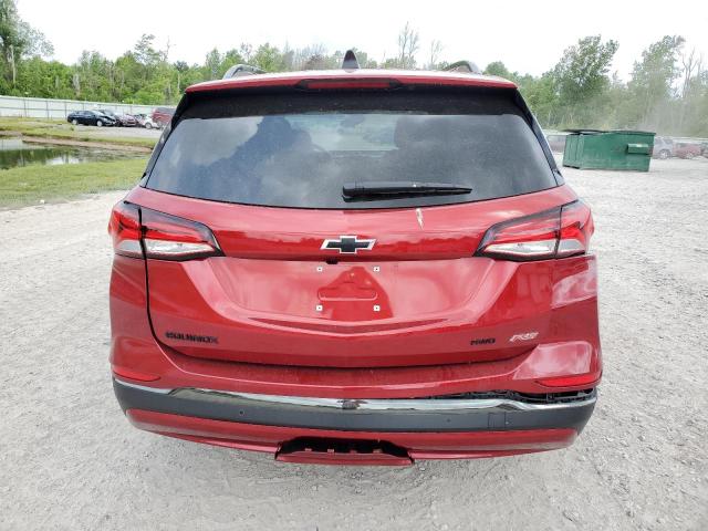 3GNAXWEG6PL164057 - 2023 CHEVROLET EQUINOX RS RED photo 6