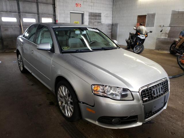 WAUDF78E48A169417 - 2008 AUDI A4 2.0T QUATTRO SILVER photo 1