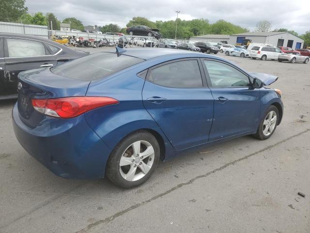 KMHDH4AE7DU997522 - 2013 HYUNDAI ELANTRA GLS BLUE photo 3