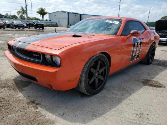 2B3LJ74W39H541751 - 2009 DODGE CHALLENGER SRT-8 ORANGE photo 1