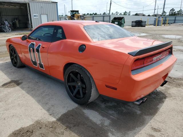 2B3LJ74W39H541751 - 2009 DODGE CHALLENGER SRT-8 ORANGE photo 2