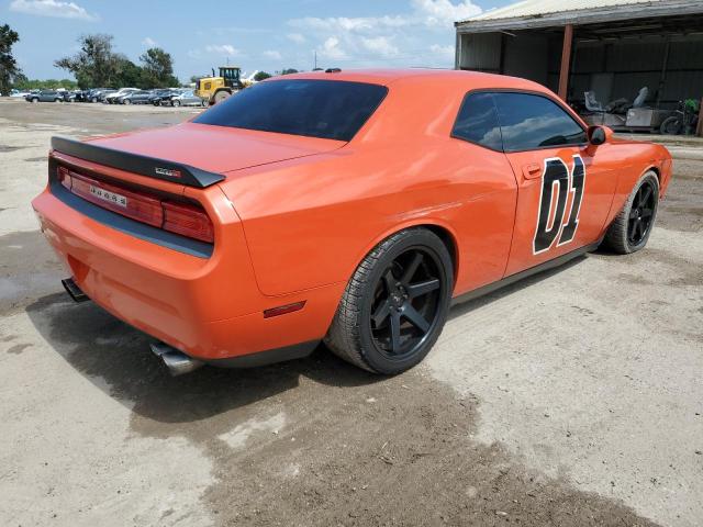 2B3LJ74W39H541751 - 2009 DODGE CHALLENGER SRT-8 ORANGE photo 3