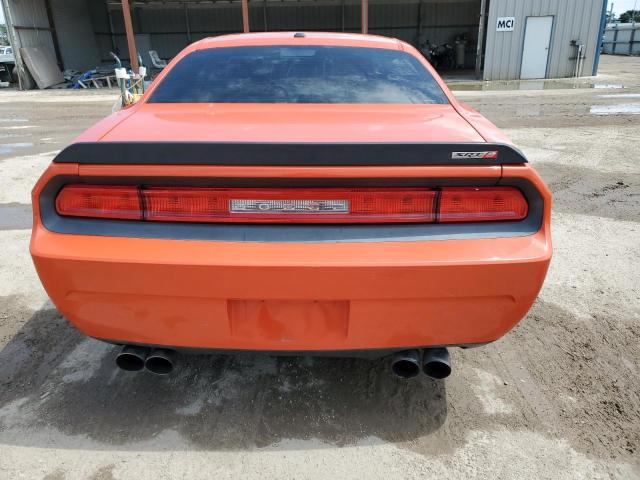 2B3LJ74W39H541751 - 2009 DODGE CHALLENGER SRT-8 ORANGE photo 6