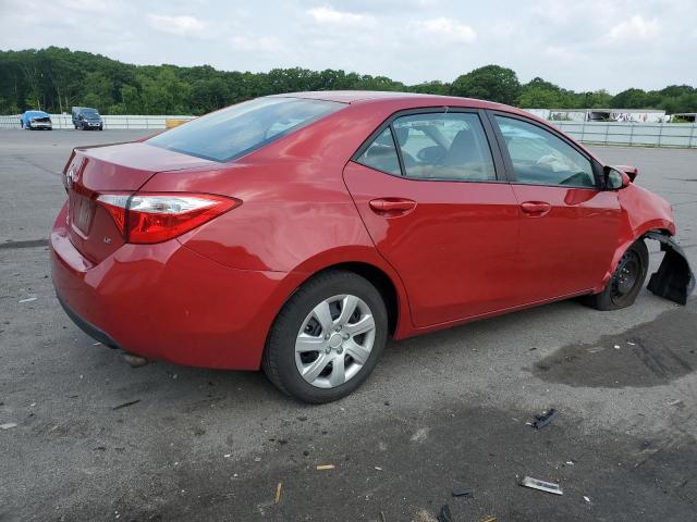 5YFBURHE6EP105611 - 2014 TOYOTA COROLLA L RED photo 3