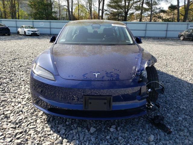 5YJ3E1EA0RF736232 - 2024 TESLA MODEL 3 BLUE photo 5