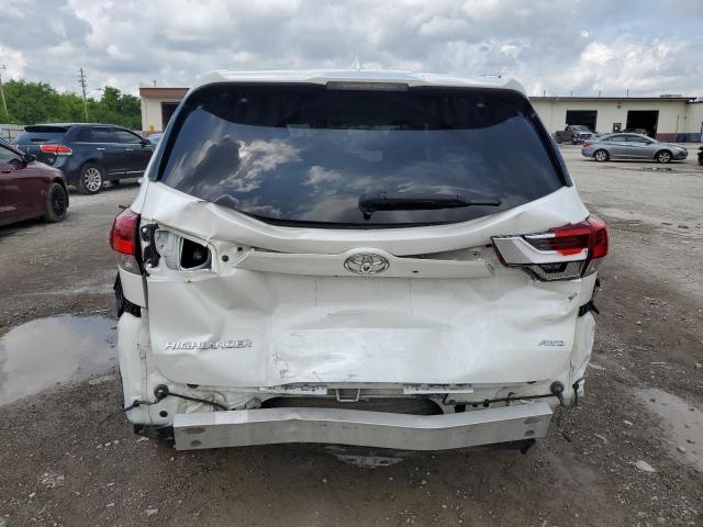 5TDDZRFH6JS910470 - 2018 TOYOTA HIGHLANDER LIMITED WHITE photo 6