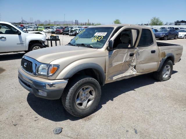 5TEGN92N71Z750610 - 2001 TOYOTA TACOMA DOUBLE CAB PRERUNNER TAN photo 1