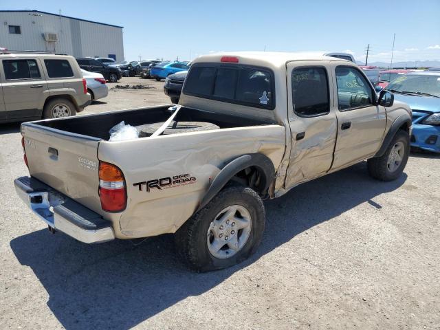 5TEGN92N71Z750610 - 2001 TOYOTA TACOMA DOUBLE CAB PRERUNNER TAN photo 3