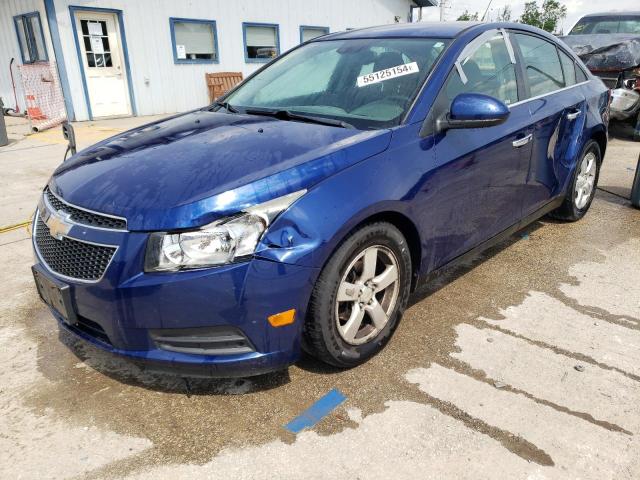 1G1PF5SC7C7402765 - 2012 CHEVROLET CRUZE LT BLUE photo 1