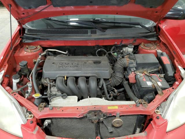2T1KR32E05C383251 - 2005 TOYOTA COROLLA MA XR RED photo 11