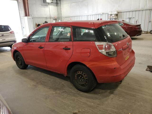 2T1KR32E05C383251 - 2005 TOYOTA COROLLA MA XR RED photo 2